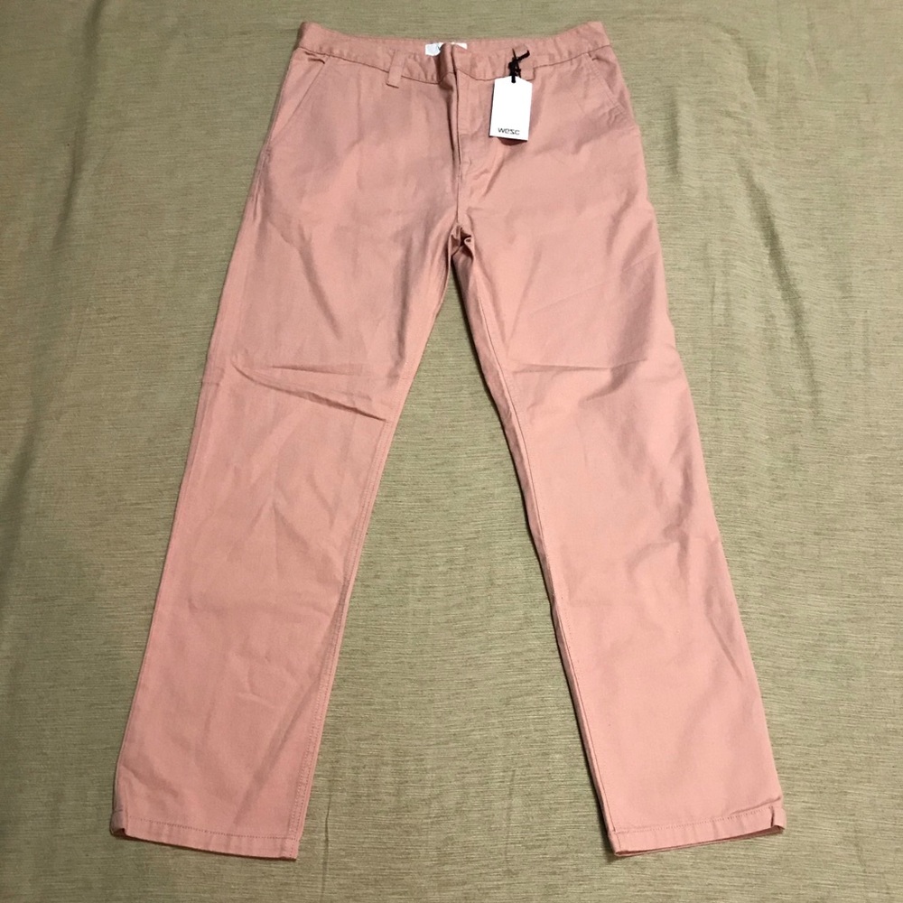 WESC Eddy Chino in Misty Rose 32 x 32 Brand New!